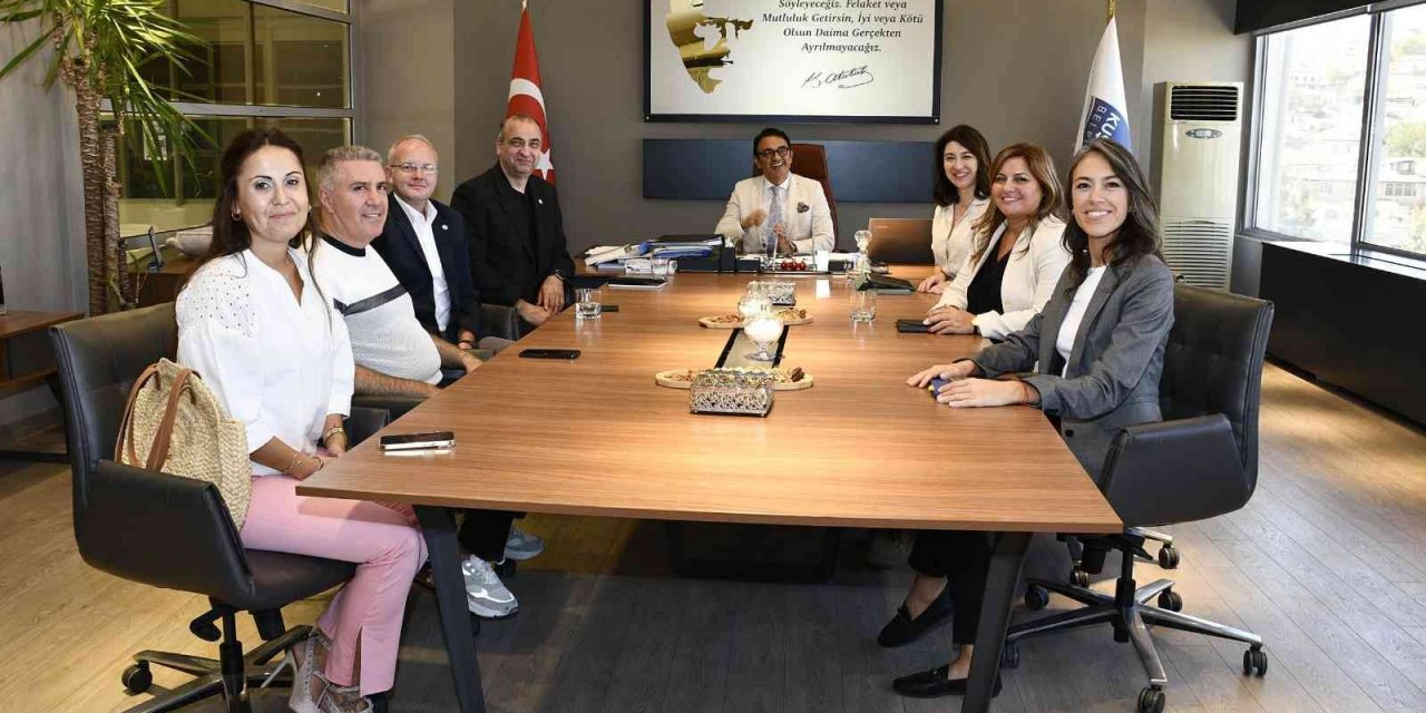 Kardeş şehir Marl’dan gelen heyet Kuşadası’nda incelemelerde bulundu