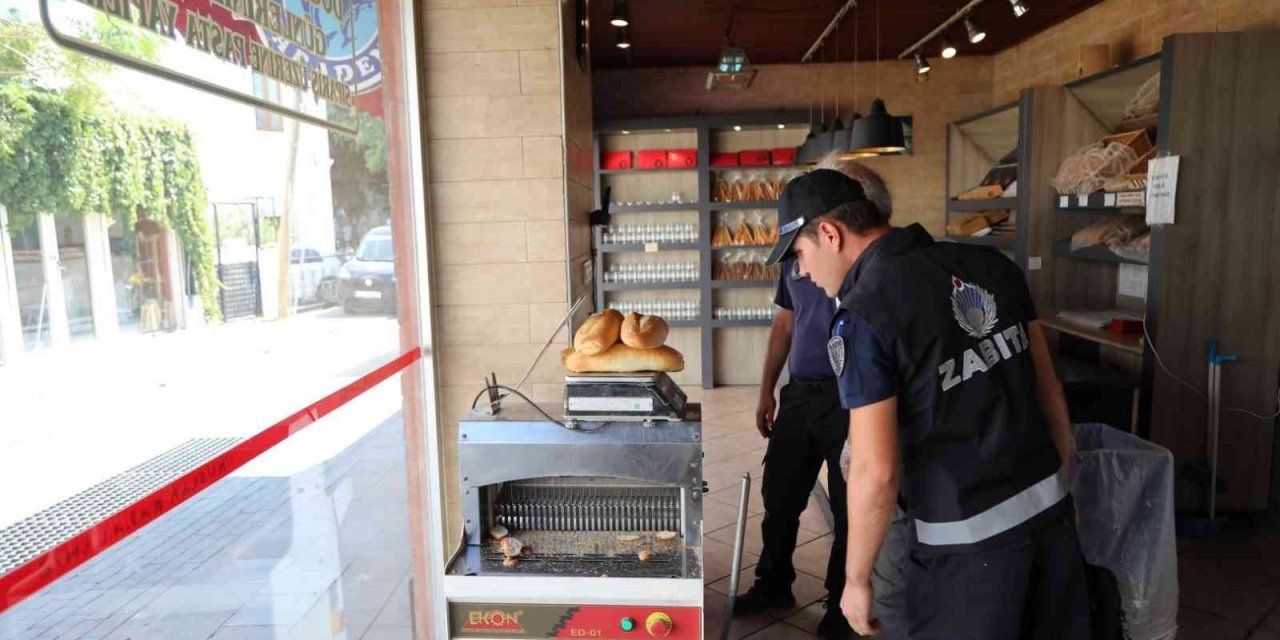 Bodrum’da zabıta ekiplerinden fırın ve pastanelere denetim