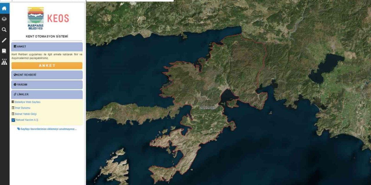 Marmaris kent haritası yenilendi