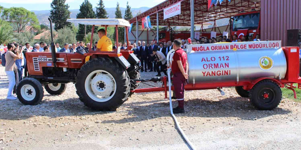 Orman yangınlarında kullanılmak üzere 28 su tankeri dağıtıldı