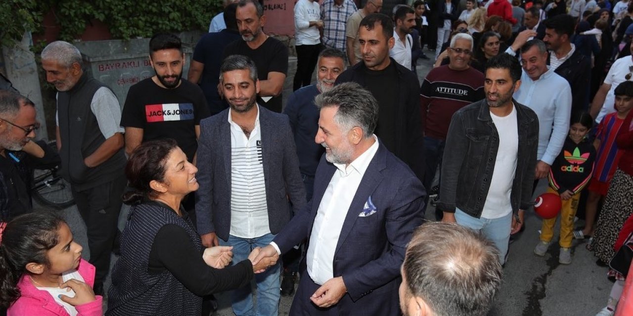 Başkan Sandal’a Emek Mahallesi’nde sıcak karşılama