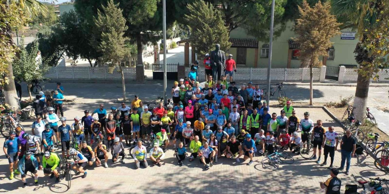 400 bisikletçi, Germencik’te buluştu