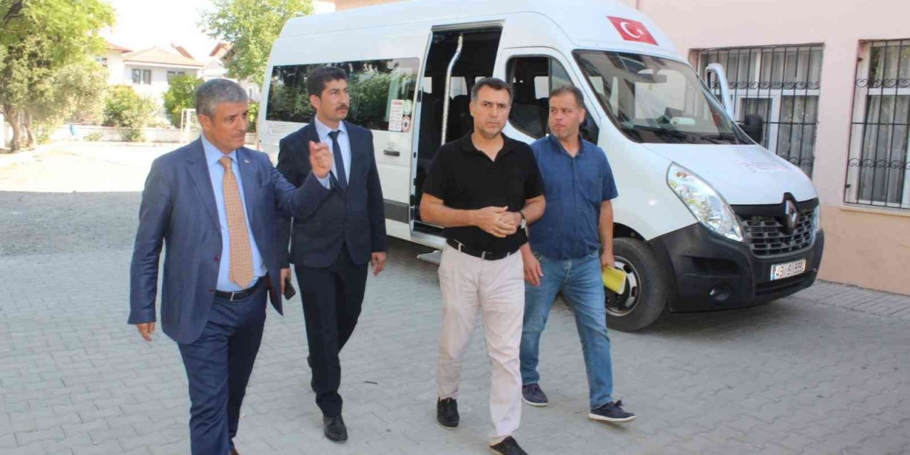 Köyceğiz’de öğrenci taşıma hizmetleri incelendi