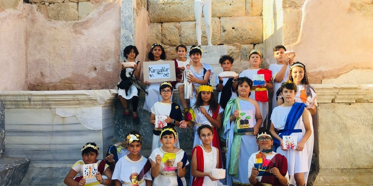 Marmarisli öğrenciler, tarih ve sanatı projede birleştirdi