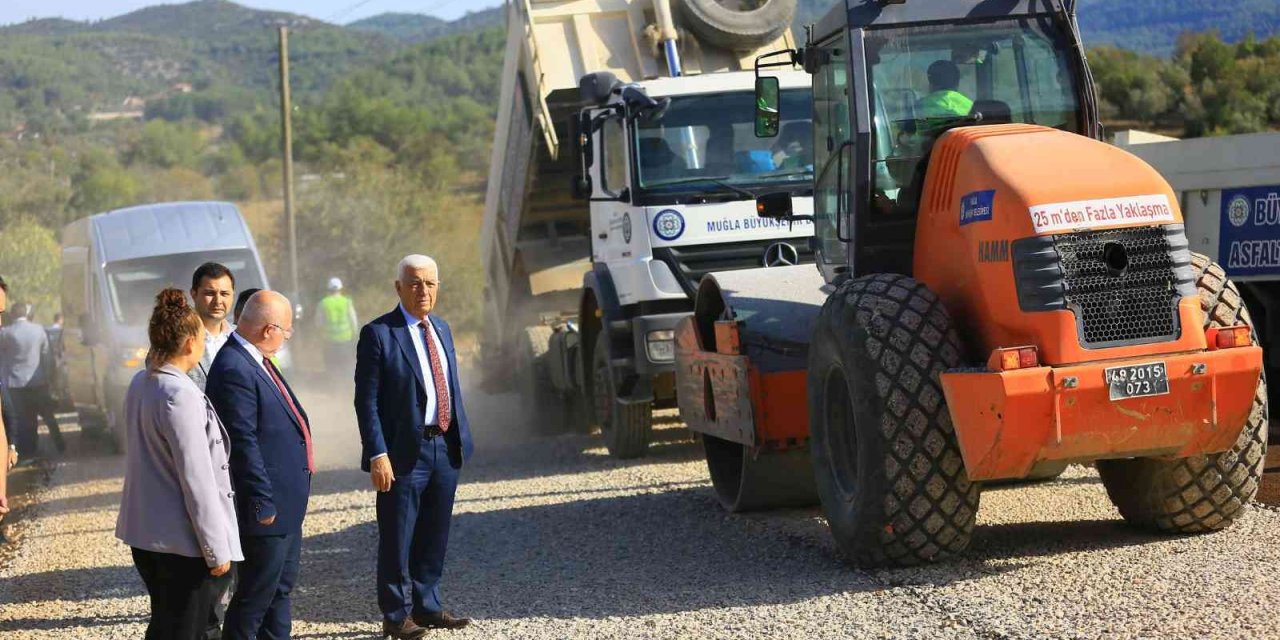 Başkan Gürün, kırsal mahalle yol çalışmalarını inceledi