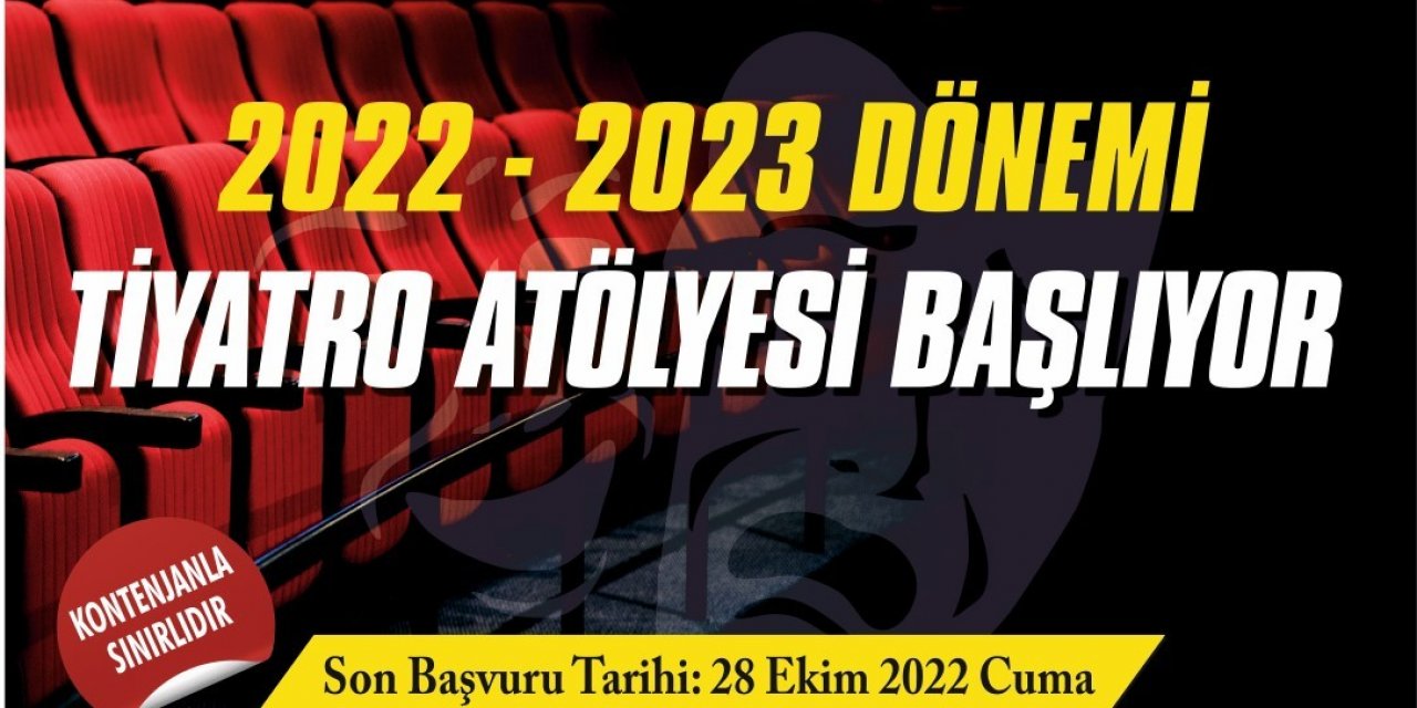 Aydın Büyükşehir Belediyesi’nin Tiyatro Atölyeleri başlıyor