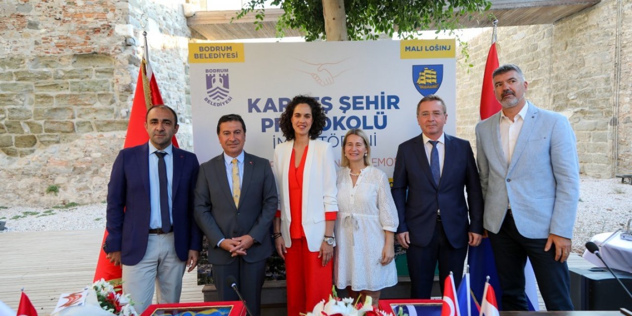Bodrum, AB üyesi Hırvatistan’ın mali losinj kenti ile kardeş şehir oldu