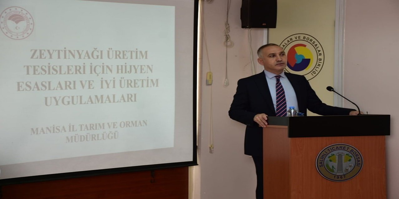 Zeytinyağı sektörü Salihli’de değerlendirildi