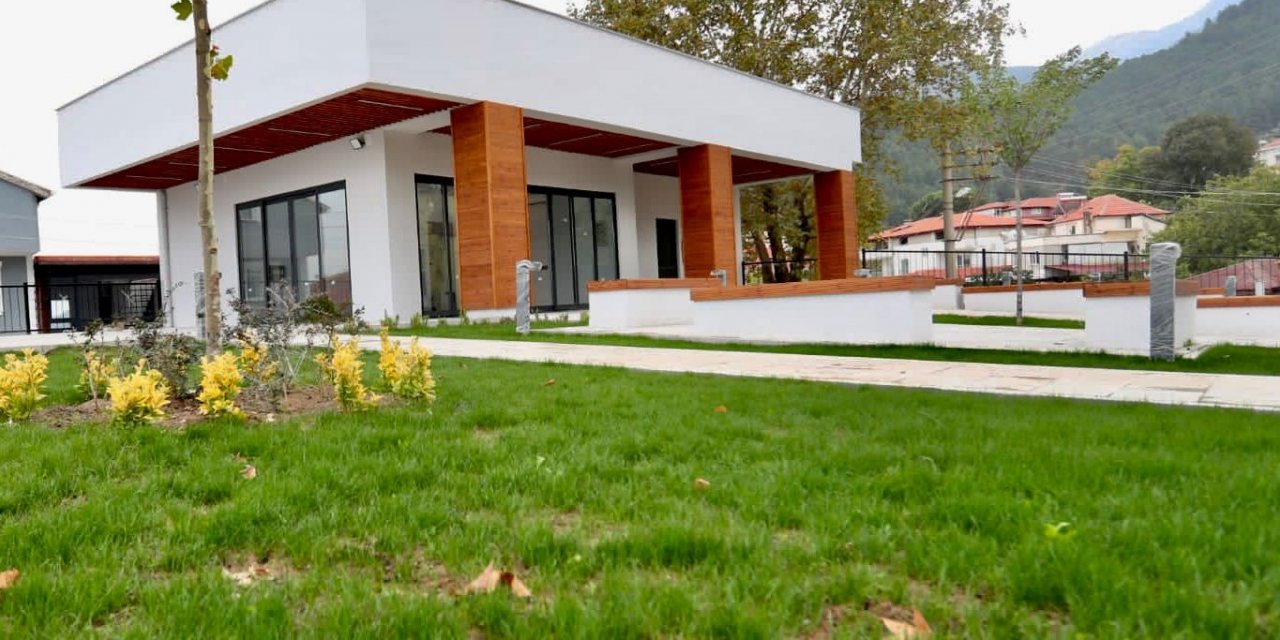 Merkezefendi’de sosyal tesisin inşaatı tamamlandı