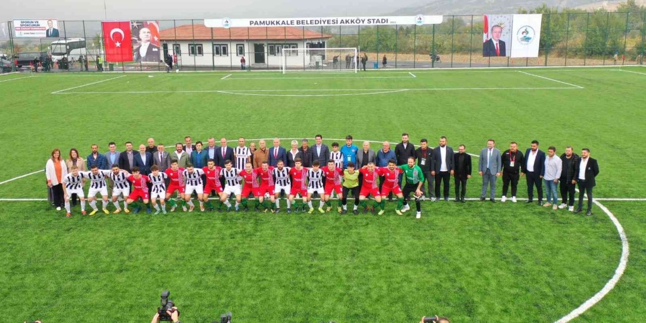 Pamukkale’ye FİFA standartlarında zemine sahip stat kazandırdı