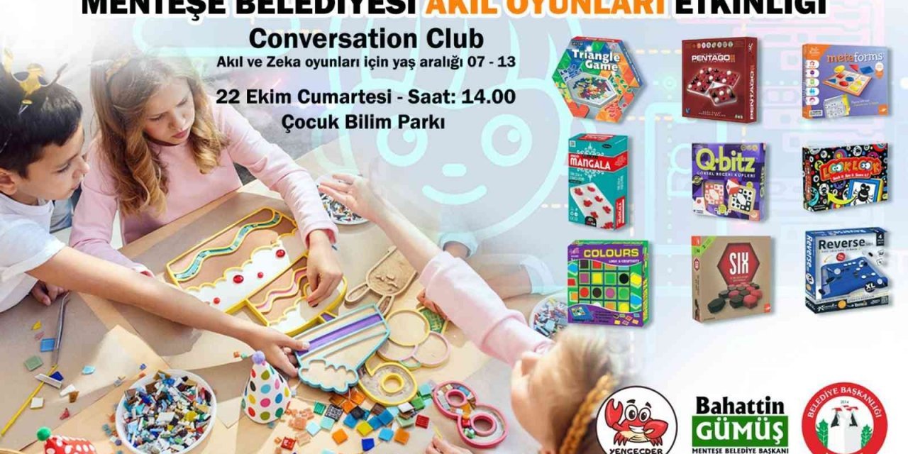 Menteşe’de akıl oyunları etkinliği
