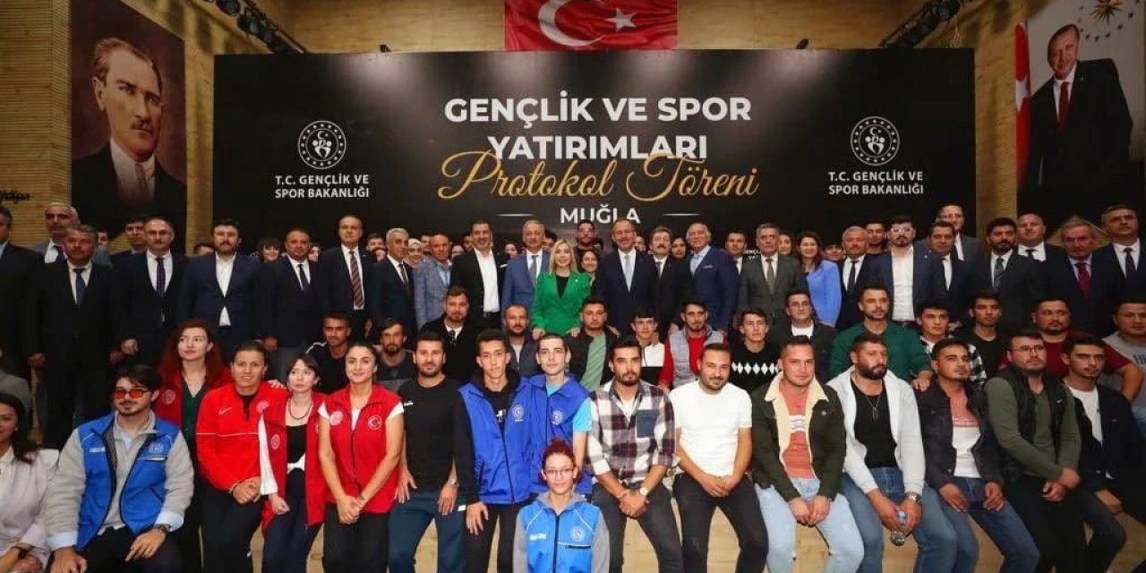 Muğla’ya 400 milyon TL tutarında 103 yeni spor tesisi kazandırılıyor