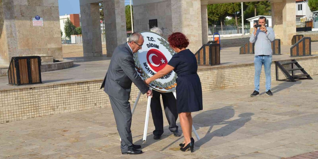 Didim’de Muhtarlar Günü törenle kutlandı