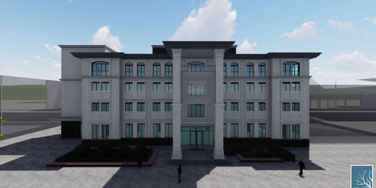 Yeni belediye hizmet binası inşaatı devam ediyor