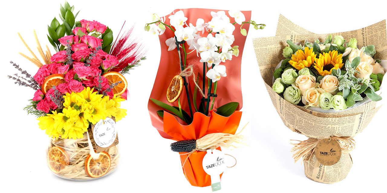 Her mevsim hediye edilebilecek çiçekler