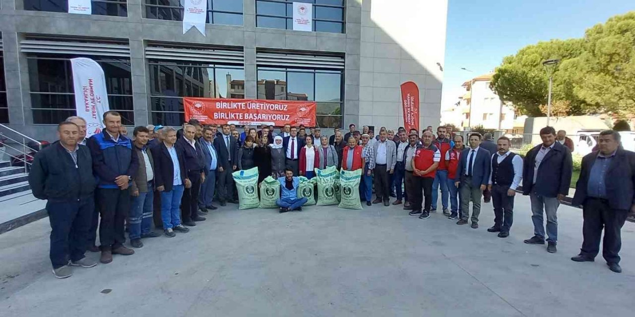 11 ton tohum üreticiler ile buluştu
