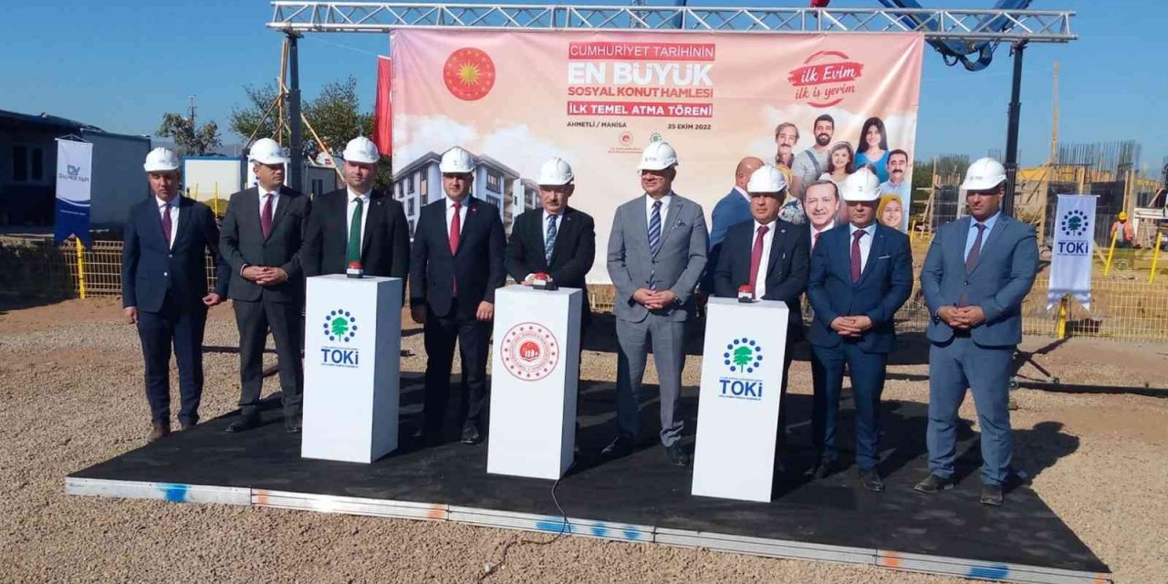 Cumhurbaşkanı Erdoğan Manisa’daki temel atma törenine bağlandı