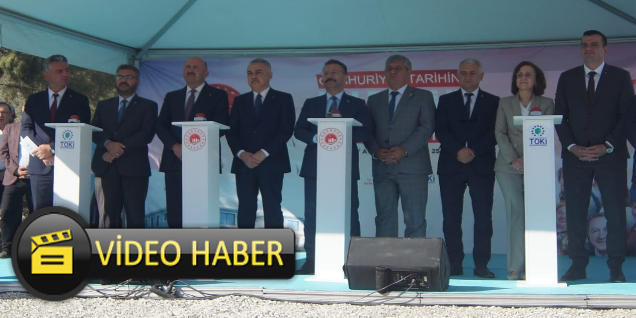 Kuyucak’ta TOKİ temel atma töreni gerçekleşti