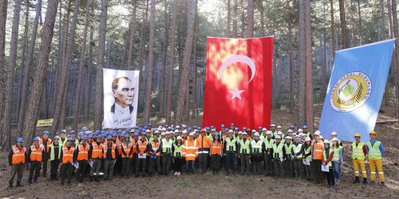 Muğla Orman Bölge Müdürlüğü’nde Üretim Tatbikatı yapıldı