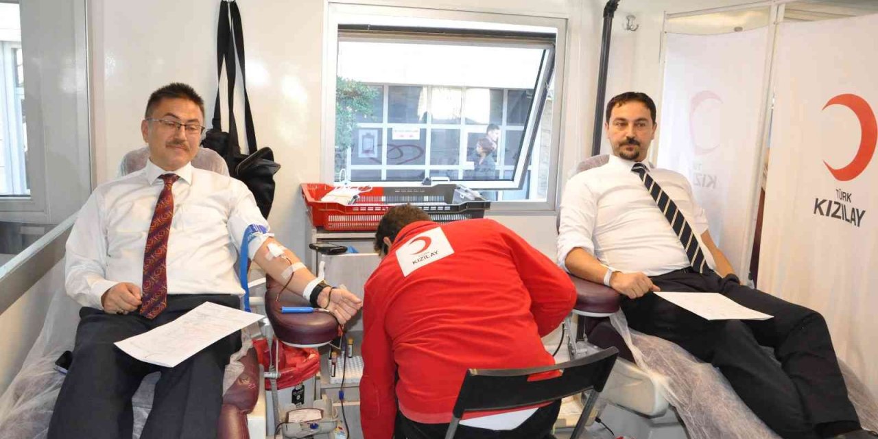 Başsavcı Dönmez, ”Bir kan, 3 insanın hayatını kurtarır”