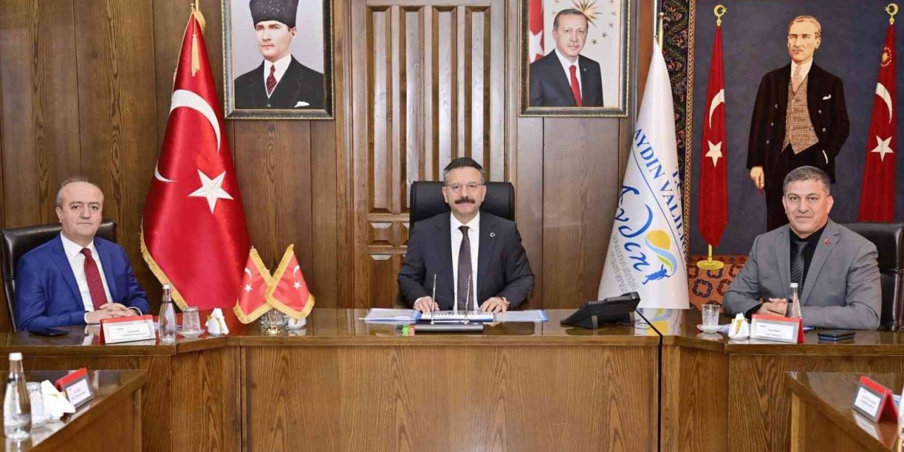 Aydın’da asayiş toplantısı yapıldı