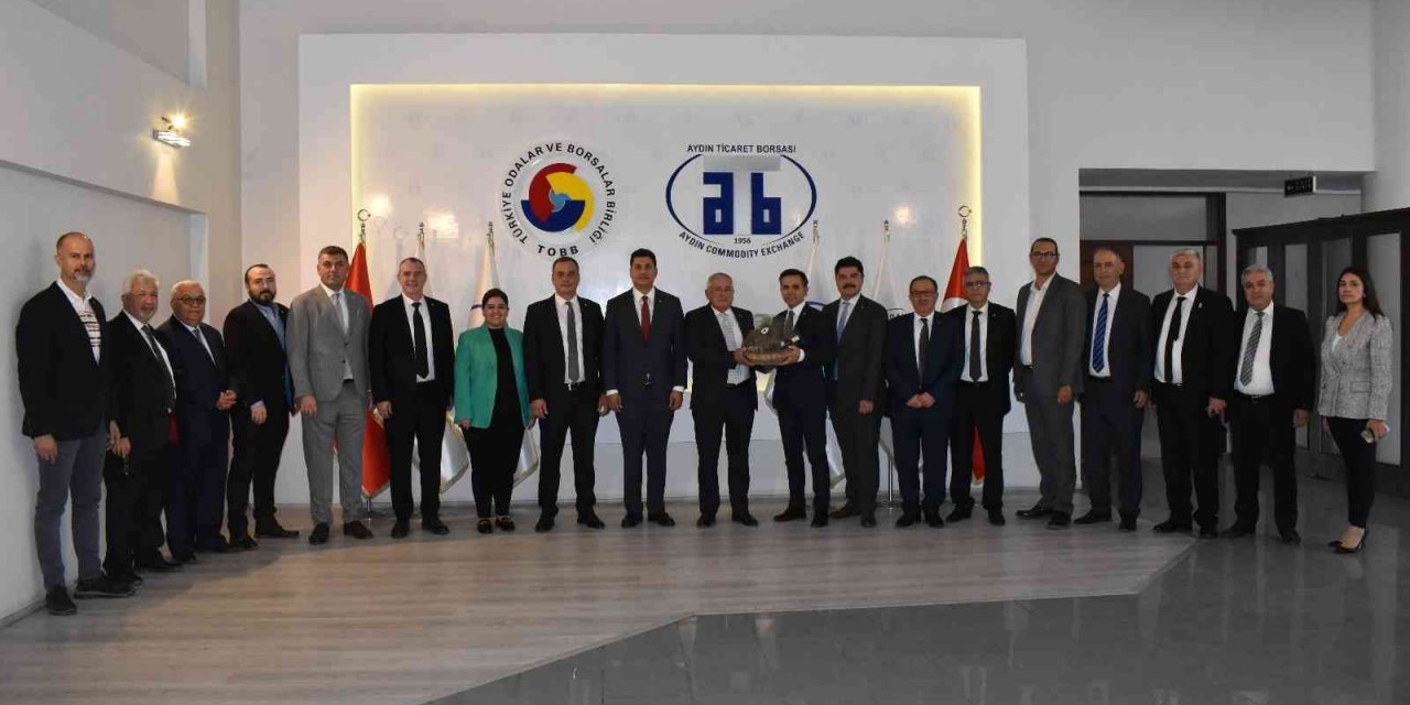 Aydın Ticaret Borsası, Aydın Sanayi Odası’nı ağırladı
