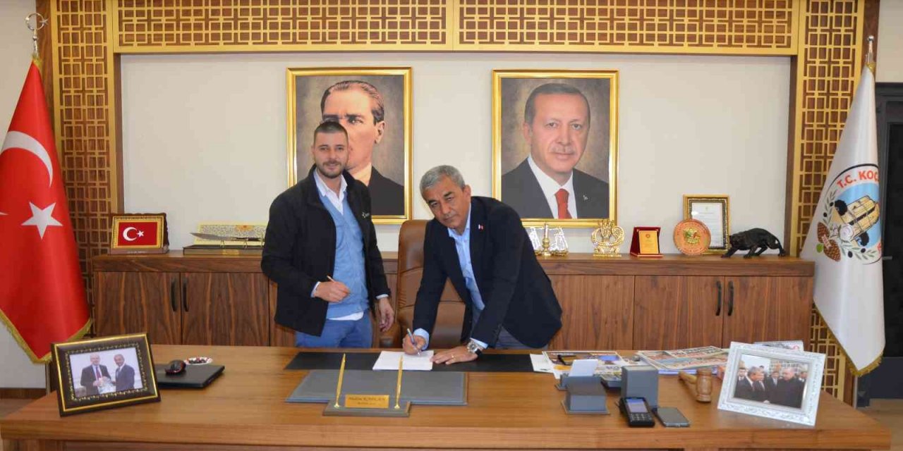 Koçarlı’nın ilk doğalgaz abonesi Başkan Kaplan oldu