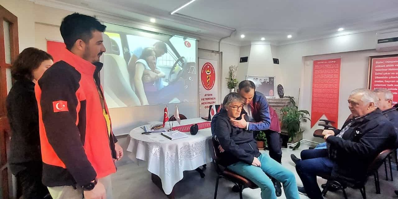 Aydınlı veteriner hekimlere ’insanlarda ilk yardım’ kursu