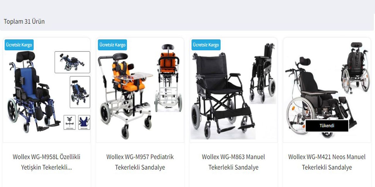 Kaliteli tekerlekli sandalye çeşitleri