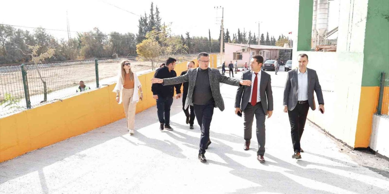 Alaşehir’in çevreci tesiste çalışmalar sürüyor