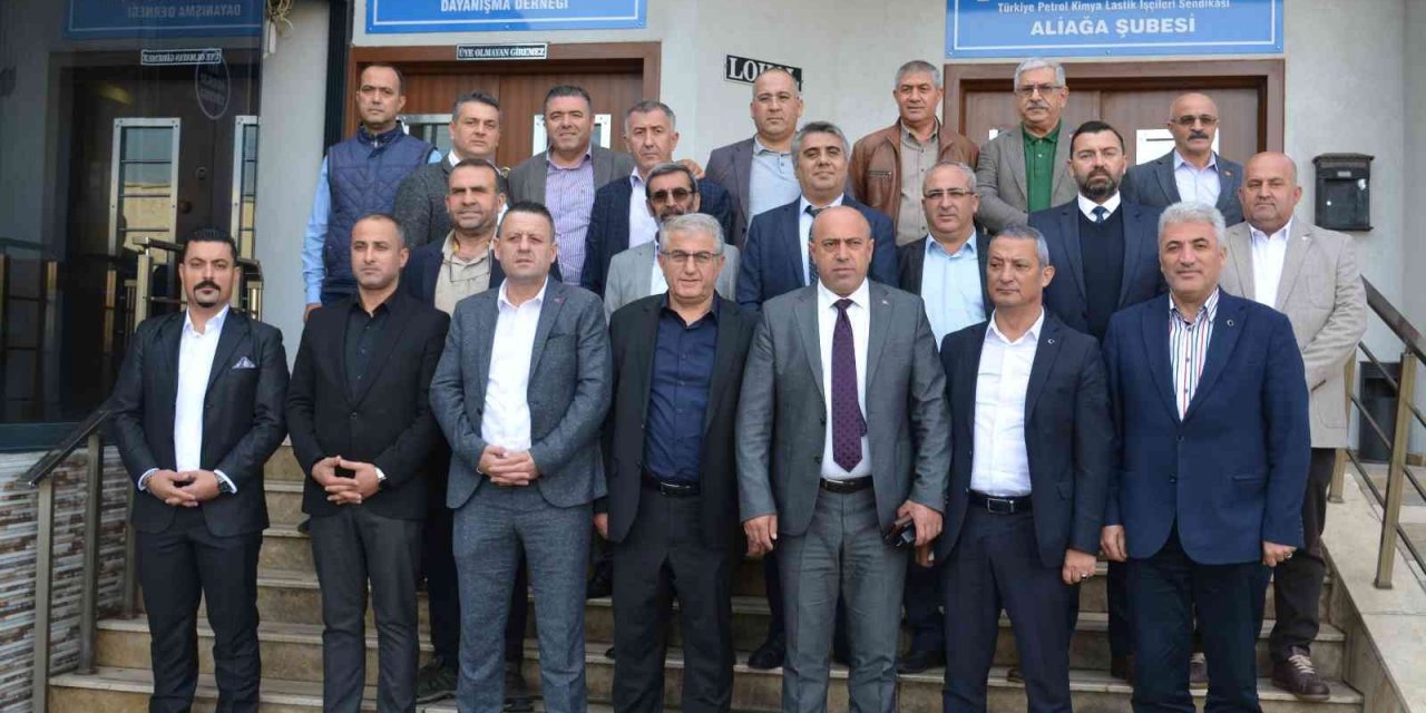 Türk-İş’e bağlı tüm sendika başkanları Aliağa’da toplandı