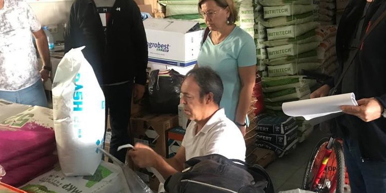 Kimyasal gübre bayilerinde denetim yapıldı