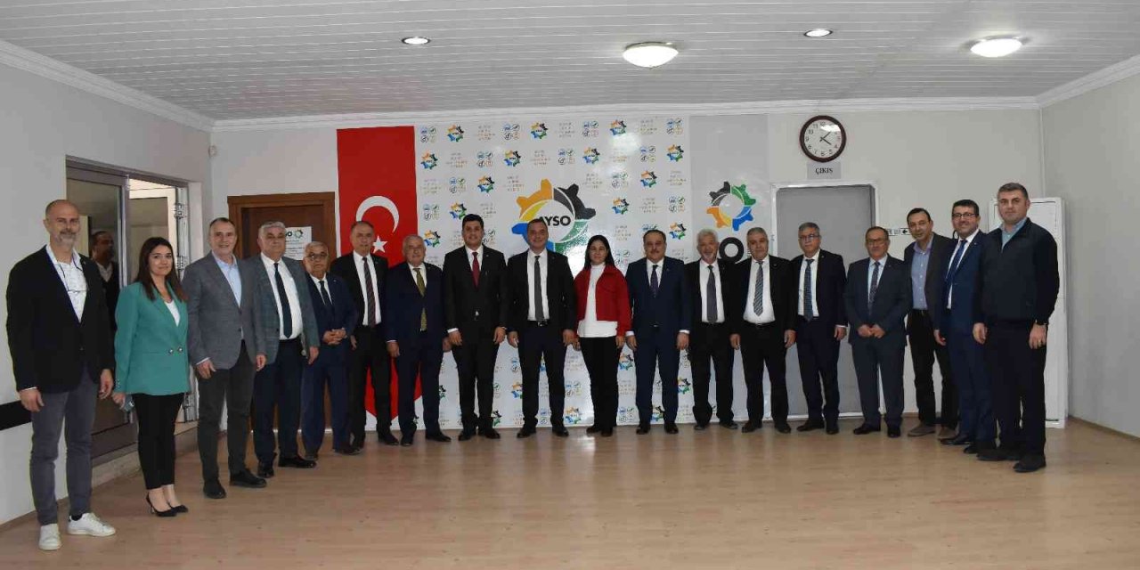 Aydın Sanayi Odası, Aydın Ticaret Borsası’nı ağırladı