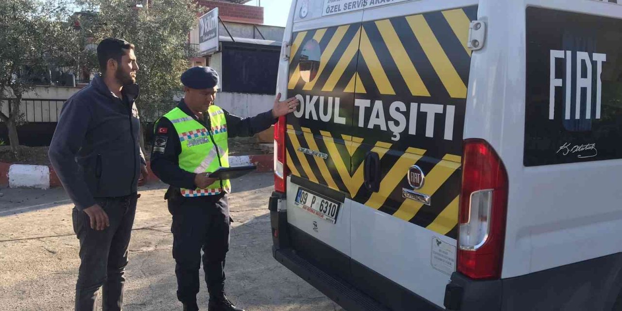 Didim’de okul servis araçları denetlendi