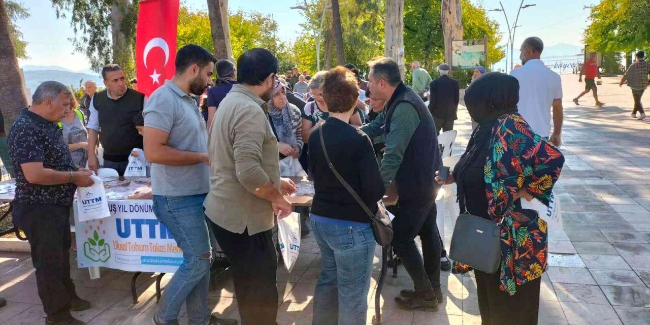 Köyceğiz’de ata tohumları ücretsiz dağıtıldı