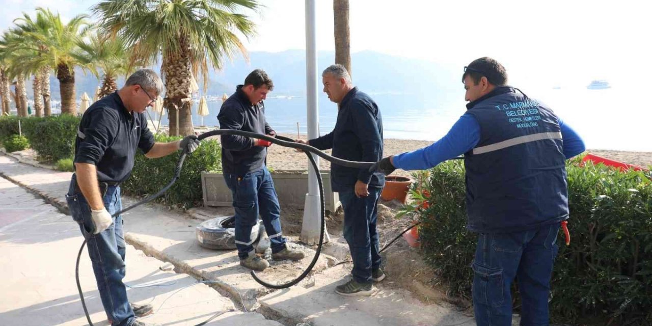 Marmaris’te alt ve üst yapı çalışmaları başladı