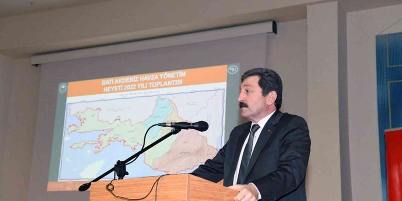 Vali Tavlı Batı Akdeniz Havza Yönetimi toplantısına katıldı