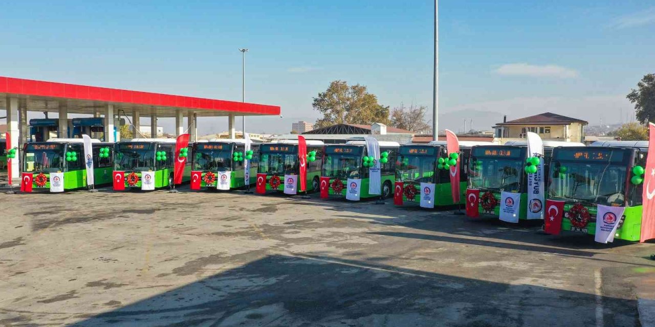 Büyükşehir Ulaşım AŞ filosuna 8 yeni otobüs