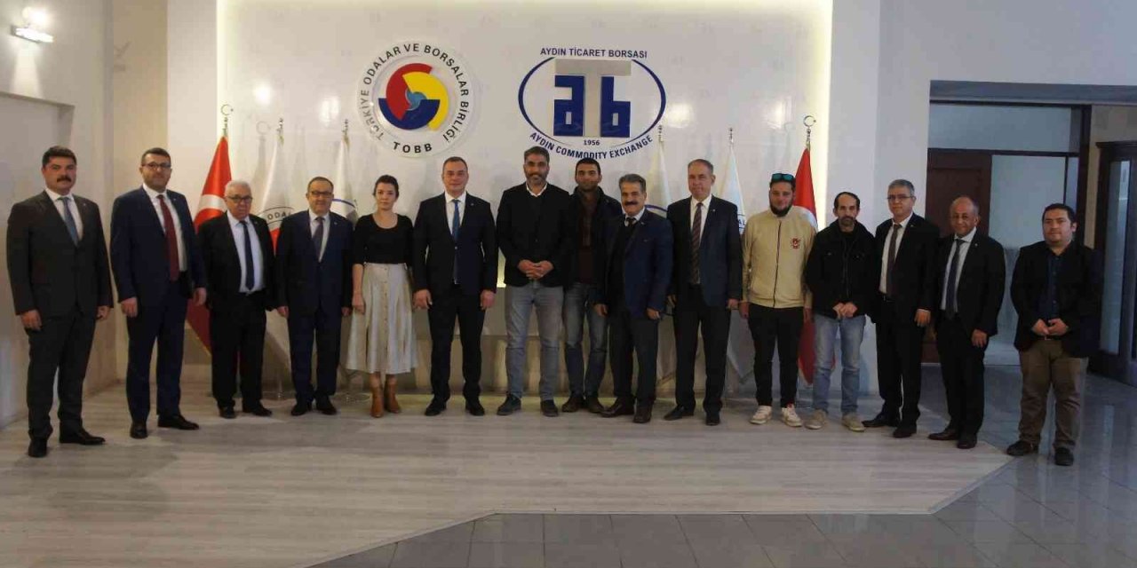 Aydın Ticaret Borsası, Aydın Gazeteciler Cemiyeti yönetimini ağırladı
