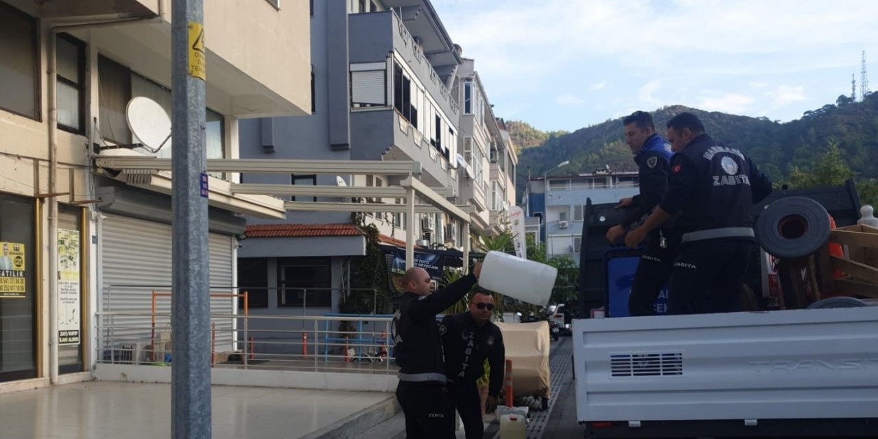 Marmaris’te zabıtan işgal denetimi
