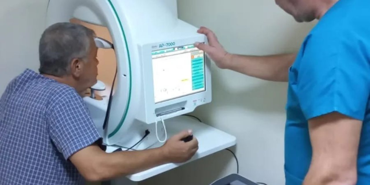 Söke’de bilgisayarlı görme alanı testi hizmet vermeye başladı