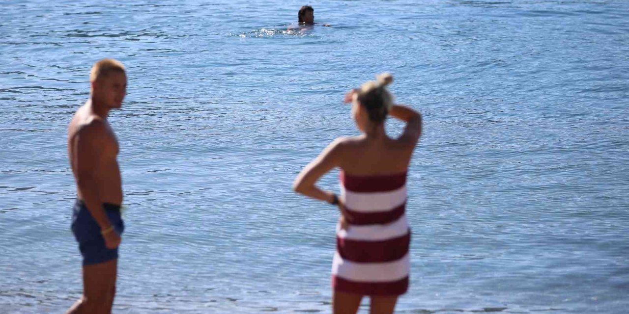 Gece kabusu yaşadılar, sabah denize girdiler