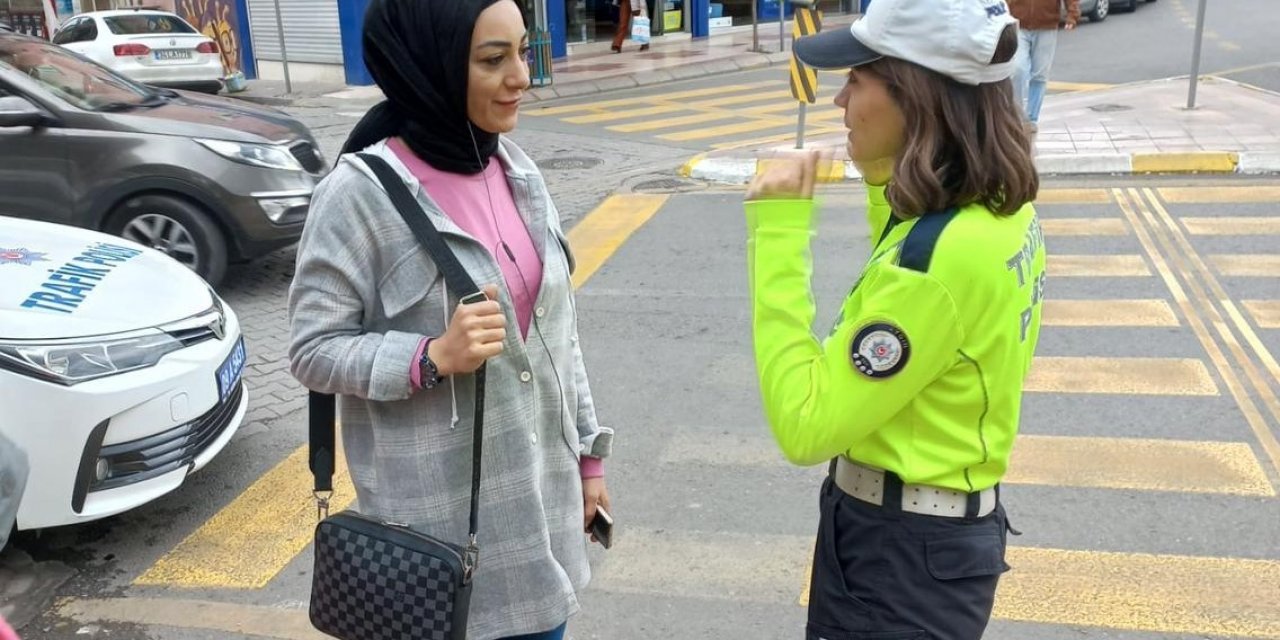 Aydın’da yayalar bilgilendirildi