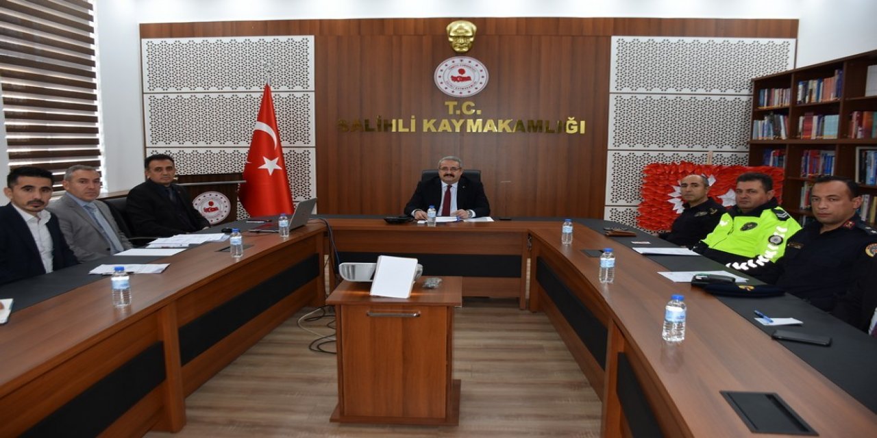 Salihli’de trafik tedbirleri toplantısı yapıldı
