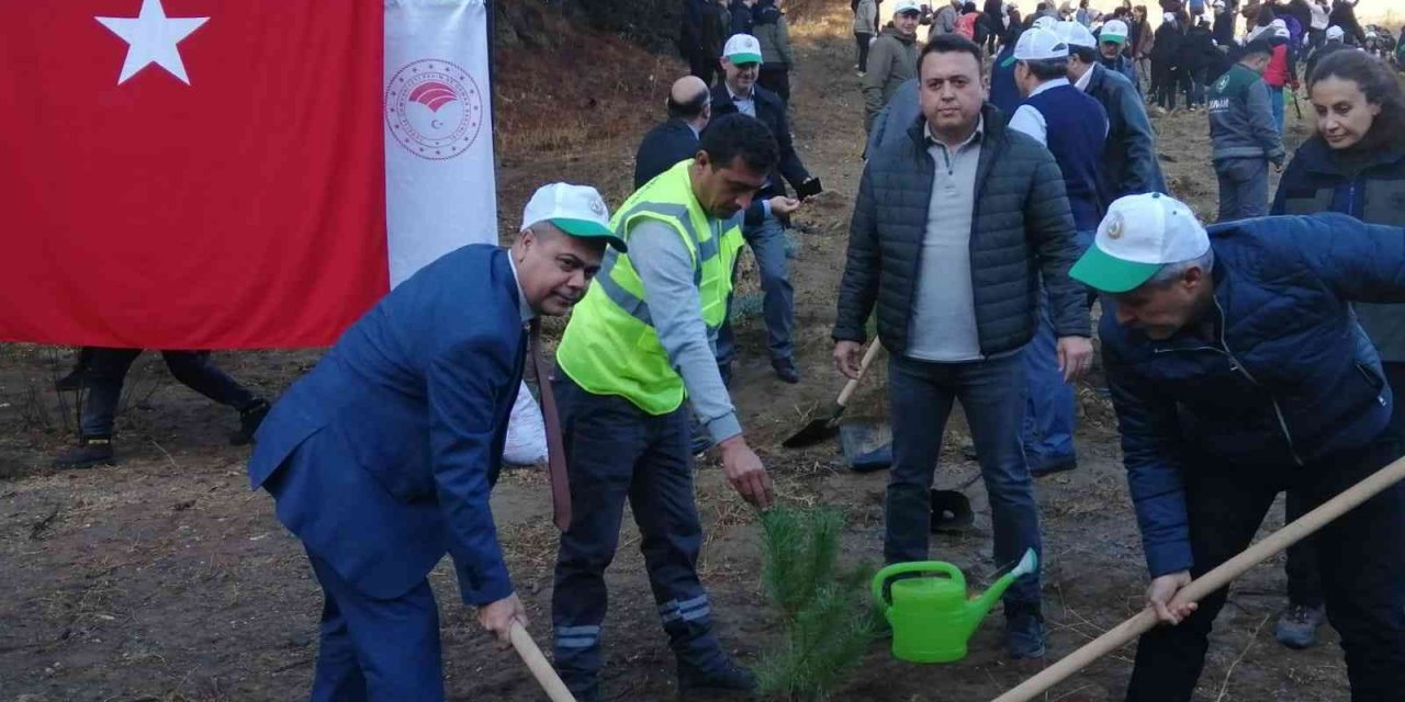 Salihli’de Öğretmenler Günü ağaç dikme etkinliği düzenlendi