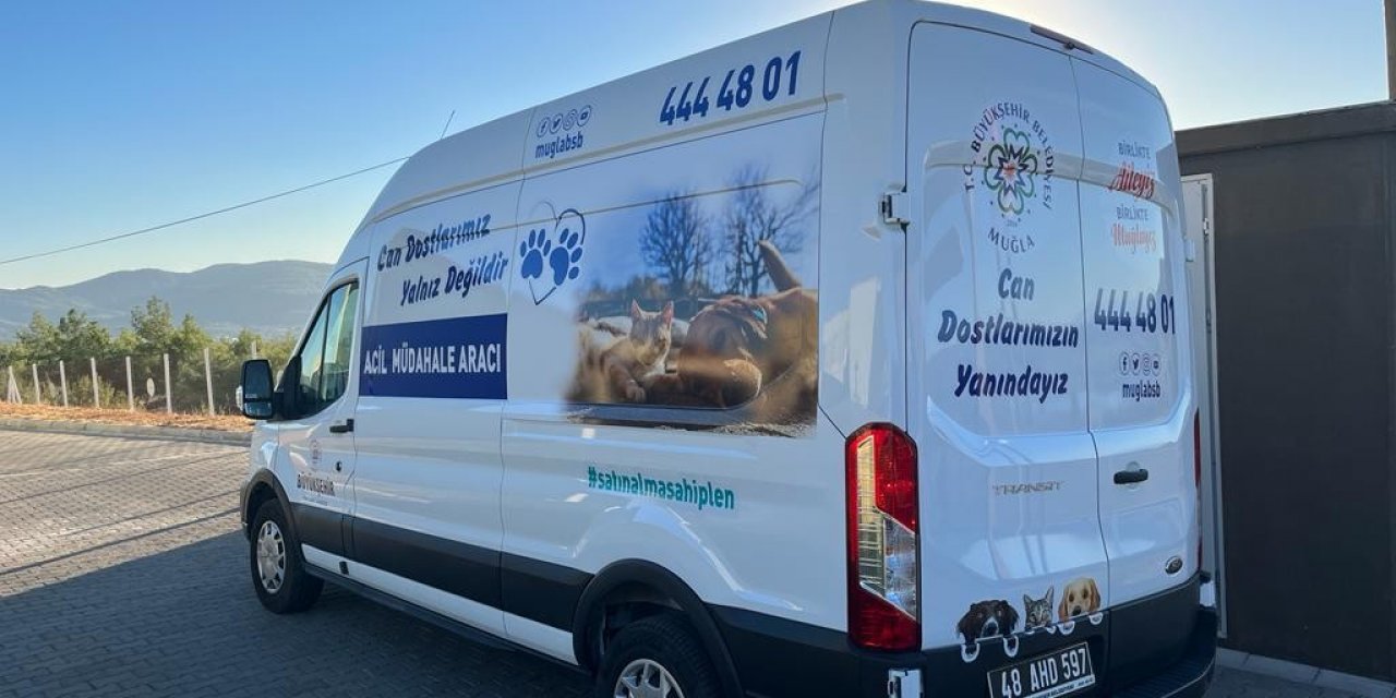 Muğla’da can dostlar için ’Acil Müdahale Aracı’ devrede