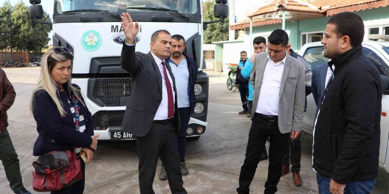 MASKİ Genel Müdürü Aslay, Horozköy depo alanını inceledi