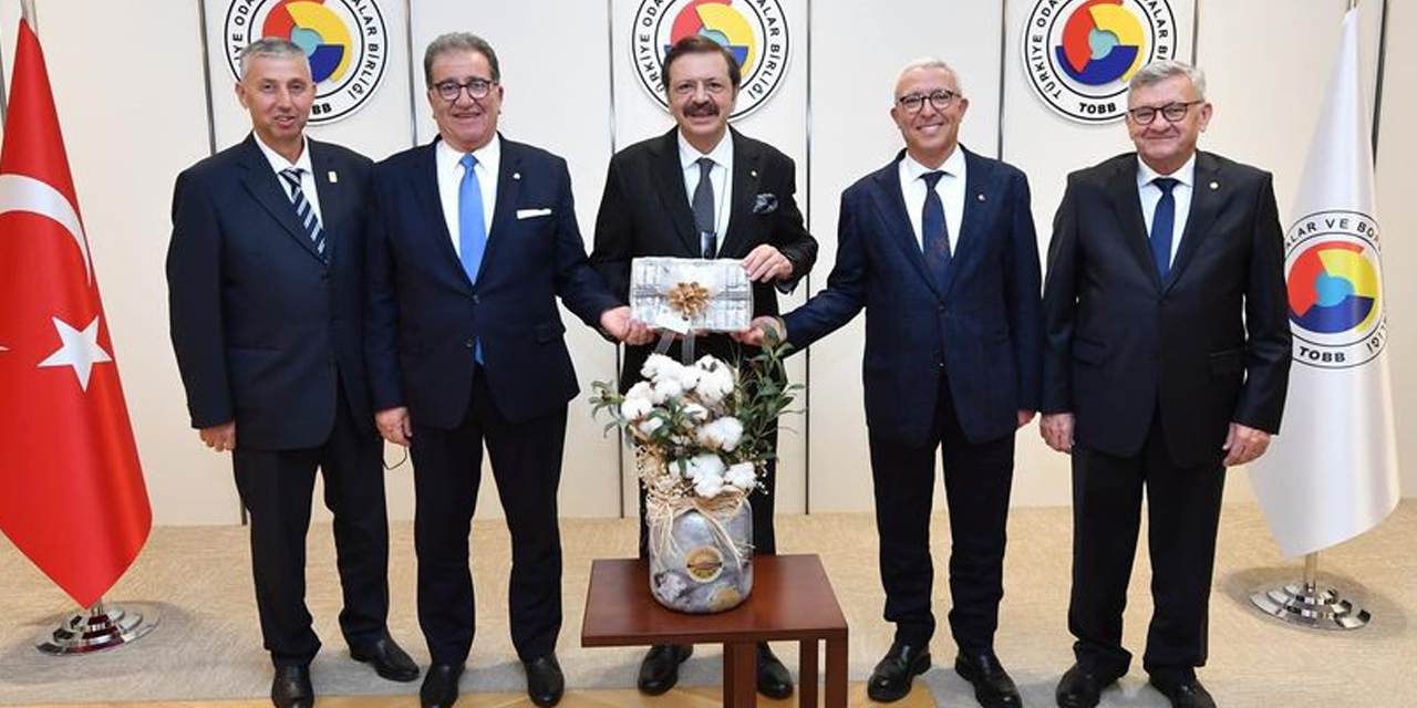 Söke Ticaret Borsası TOBB Başkanı Hisarcıklıoğlu ile görüştü