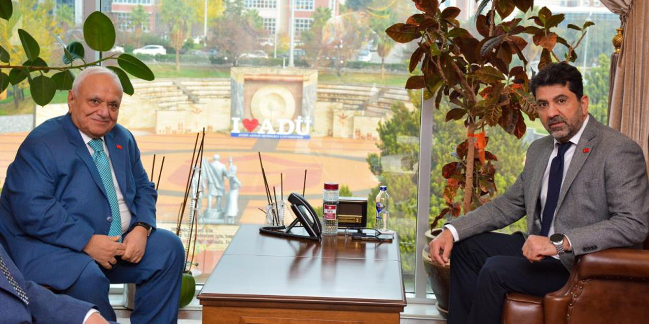 ADÜ Rektörü Aldemir, eski bakan Koç’u ağırladı