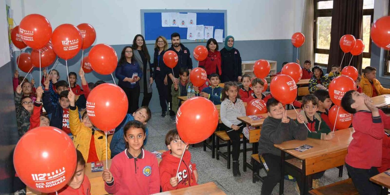 Okullarda ‘112’ bilgilendirme çalışması